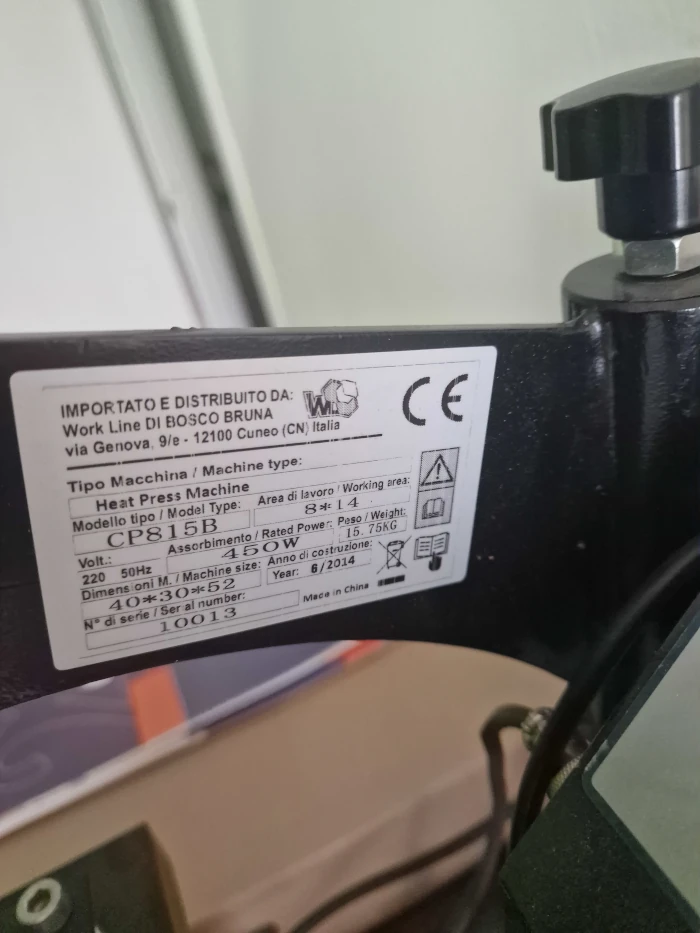 termopressa per cappellini